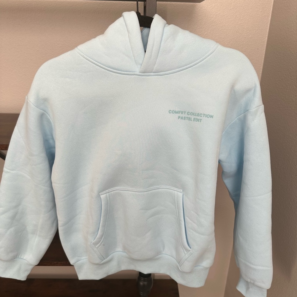 Comfrt Collection Light Blue Kids Hoodie